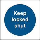 Emergency Escape Door Sign: Keep Locked Shut | Elevate Signs