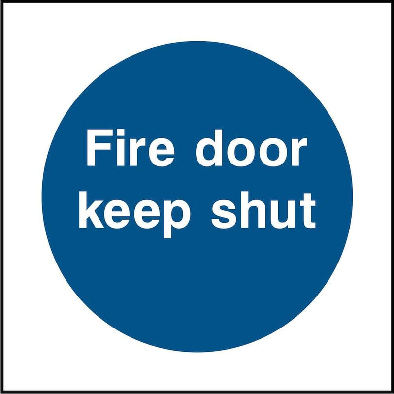 Fire Door Sign: Keep Shut | Elevate Signs