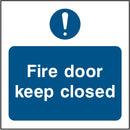 Fire Door Sign: Keep Closed | Elevate Signs