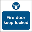 Fire Door Sign: Keep Locked | Elevate Signs
