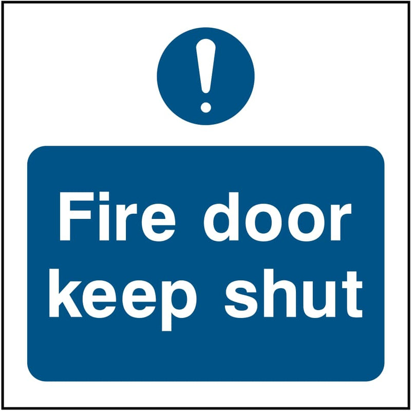 Fire Door Sign: Keep Shut | Elevate Signs