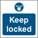 Emergency Escape Door Sign: Keep Locked | Elevate Signs