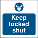 Emergency Escape Door Sign: Keep Locked Shut | Elevate Signs