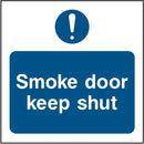 Smoke Door Sign: Keep Shut | Elevate Signs