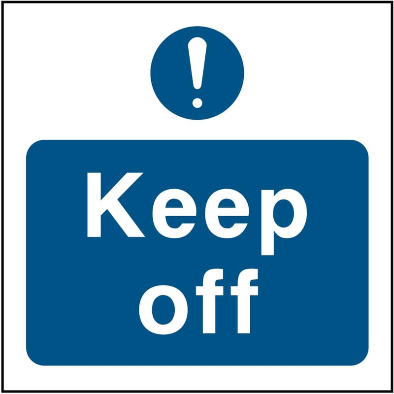 Emergency Escape Sign: Keep Off | Elevate Signs