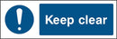 Emergency Escape Sign: Keep Clear | Elevate Signs