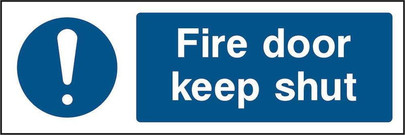 Fire Door Sign: Keep Shut | Elevate Signs