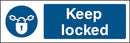 Emergency Escape Door Sign: Keep Locked | Elevate Signs