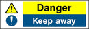 Danger Sign: Keep Away | Elevate Signs