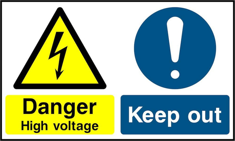 Danger Sign: High Voltage, Keep Out | Elevate Signs