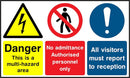 Danger Sign: Multi-Hazard Area | Elevate Signs