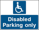 Car Park Sign: Disabled Parking Only | Elevate Signs