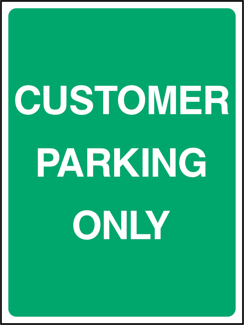 Customer Parking Only Sign | Elevate Signs