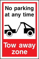 No Parking At Any Time, Tow Away Zone Sign | Elevate Signs