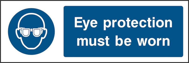 PPE Sign: Eye Protection Must Be Worn | Elevate Signs