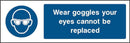 PPE Sign: Wear Goggles | Elevate Signs