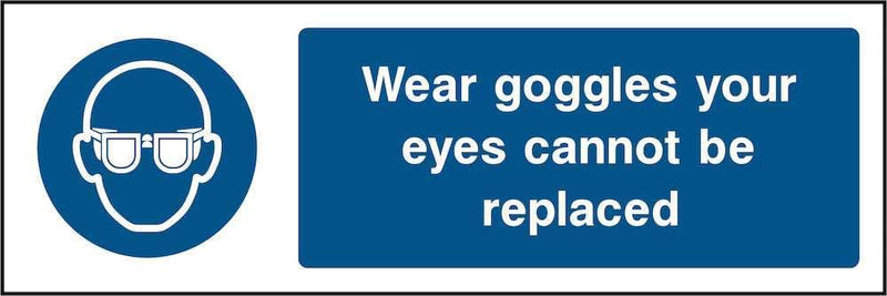PPE Sign: Wear Goggles | Elevate Signs