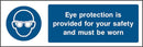 PPE Sign: Eye Protection Provided | Elevate Signs