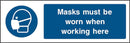PPE Sign: Face Masks Must Be Worn | Elevate Signs