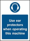 PPE Sign: Machine Ear Protectors (Image) | Elevate Signs