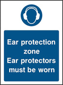 PPE Sign: Ear Protection Zone (Image) | Elevate Signs