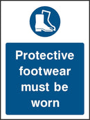 PPE Sign: Wear Protective Footwear (Image) | Elevate Signs