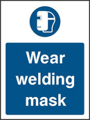 PPE Sign: Wear Welding Mask (Image) | Elevate Signs