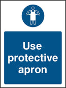PPE Sign: Use Protective Apron (Image) | Elevate Signs