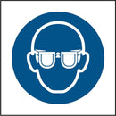 PPE Sign: Wear Goggles (Image-Only) | Elevate Signs