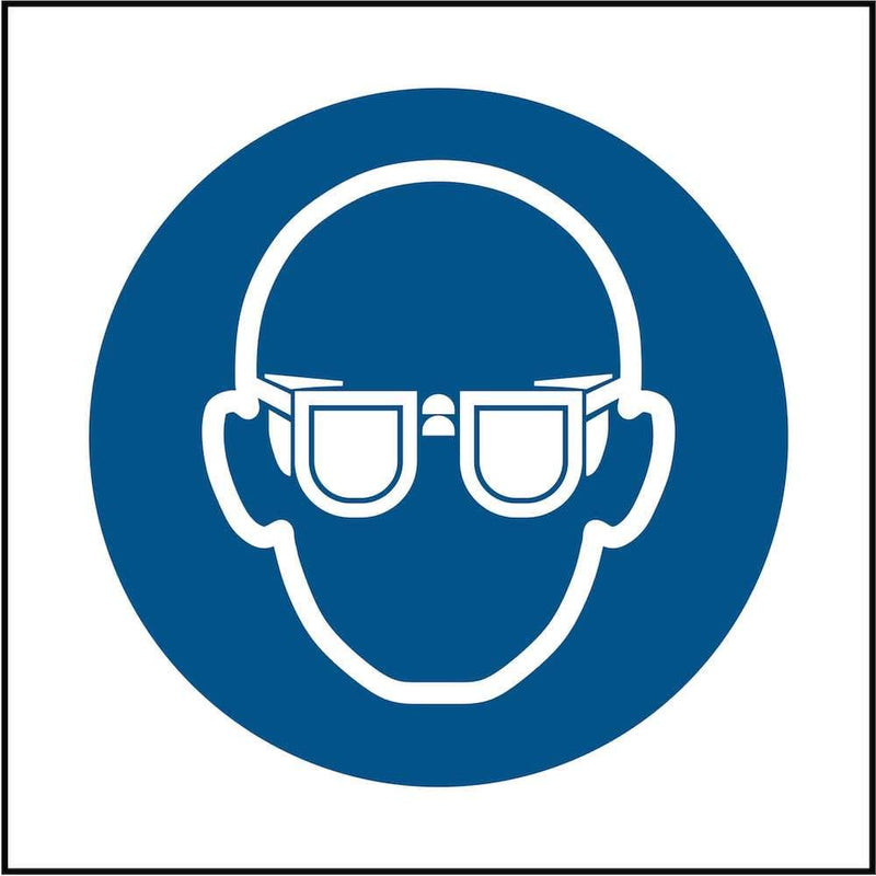 PPE Sign: Wear Goggles (Image-Only) | Elevate Signs