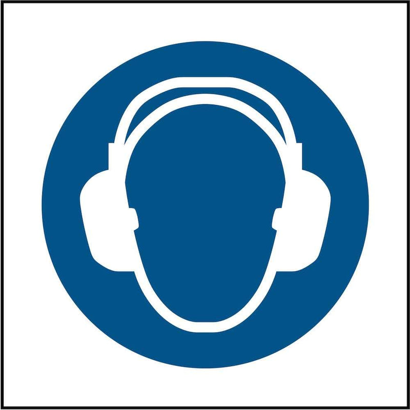 PPE Sign: Wear Ear Protection (Image-Only) | Elevate Signs