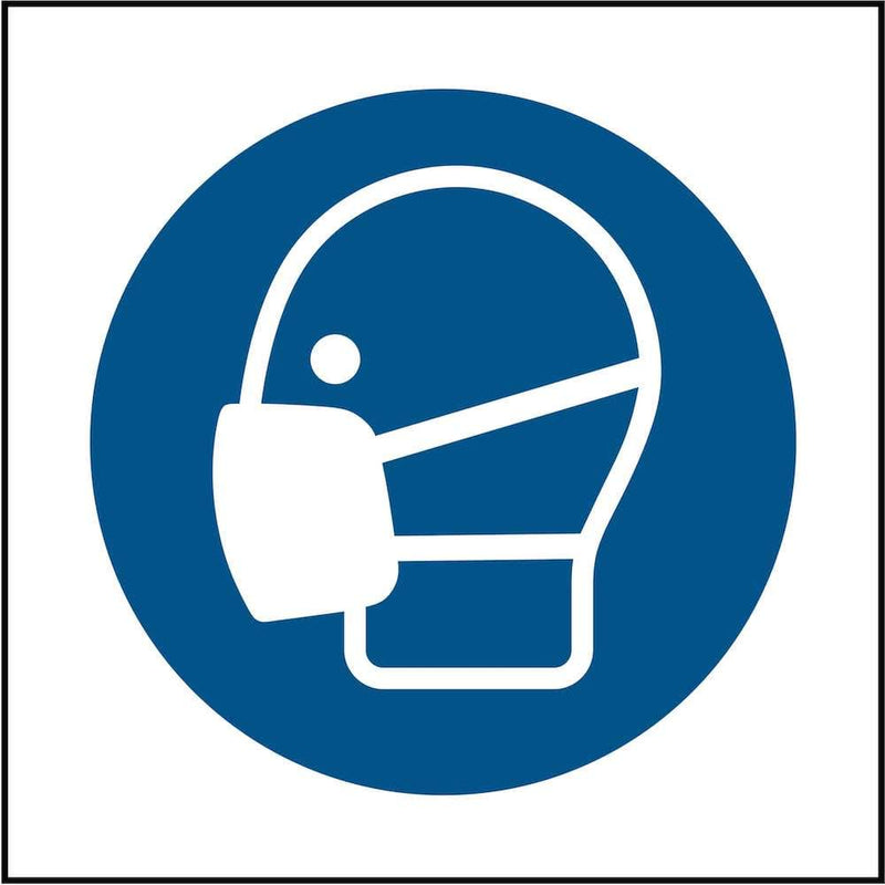 PPE Sign: Wear Face Mask (Image-Only) | Elevate Signs