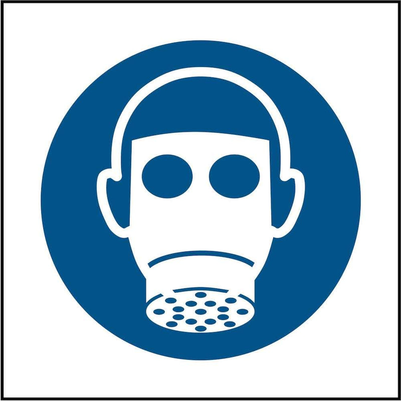 PPE Sign: Wear Respirator (Image-Only) | Elevate Signs