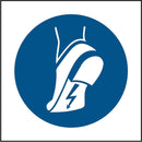 PPE Sign: Wear Anti-Static Footwear (Image-Only) | Elevate Signs