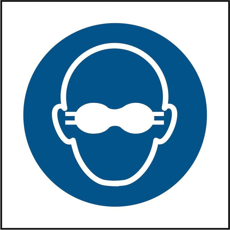 PPE Sign: Wear Opaque Eye Protection (Image-Only) | Elevate Signs