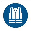 PPE Sign: Wear High Visibility Clothing (Image-Only) | Elevate Signs