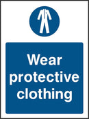 PPE Sign: Wear Protective Clothing | Elevate Signs