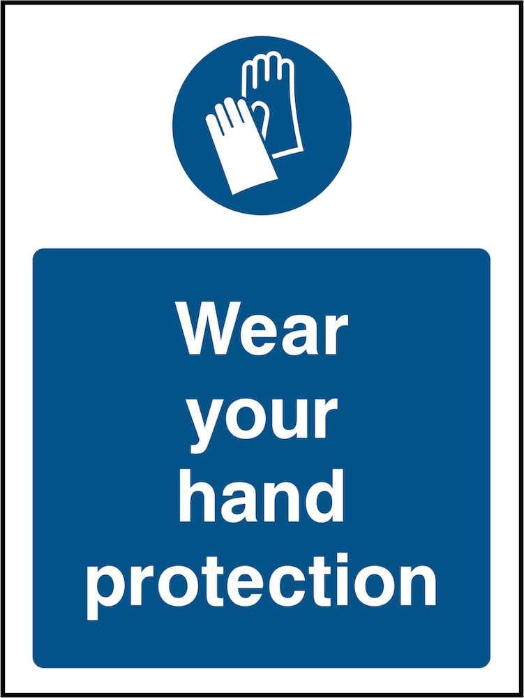 Hand Protection Signage | GQ Signs Ltd