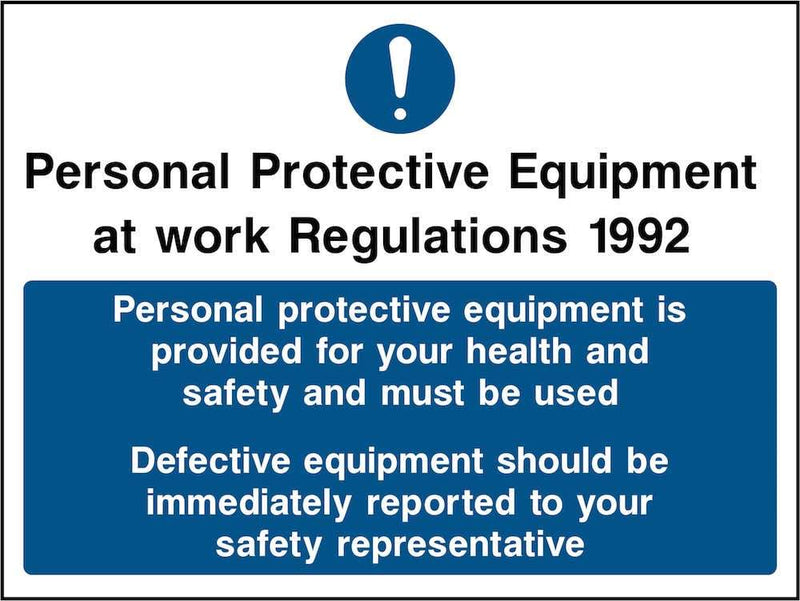 Report Defective PPE Sign | Elevate Signs