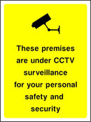 CCTV Sign: Under Surveillance For Safety & Security