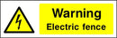 Warning Sign: Electric Fence