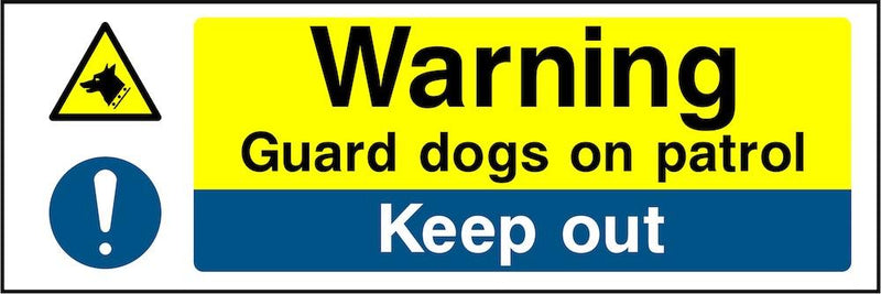 Warning Sign: Guard Dogs, Keep Out
