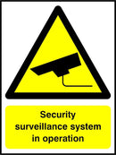CCTV Sign: Security Surveillance System
