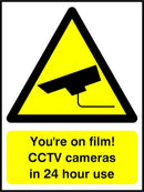 CCTV Sign: You're on Film!