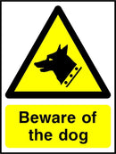 Security Sign: Beware Of The Dog