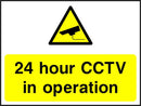 CCTV Sign: 24 Hour CCTV In Operation