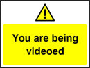 CCTV Sign: You Are Being Videoed