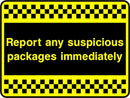 Security Sign: Report Suspicious Packages