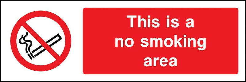No Smoking Area Sign | Elevate Signs