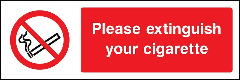 extinguish cigarette Extinguish Cigarette Signage extinguish cigarette Extinguish Cigarette Signage